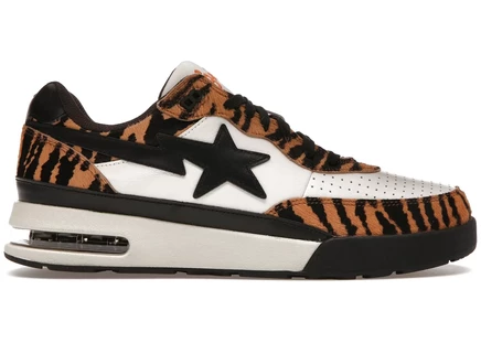 Кроссовки Bape Road Sta Тигр, тигровый/молочный/черный