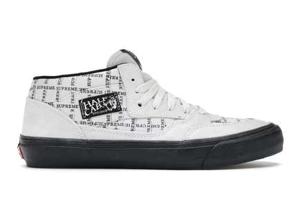 Мужские кеды Vans Half Cab Supreme Grid, белые
