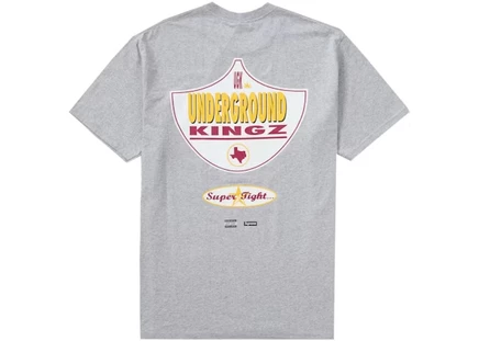 Мужская футболка Supreme UGK Super Tight, серый меланж
