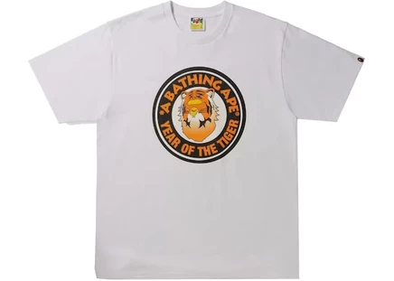 Мужская футболка Bape Year of the Tiger, белая