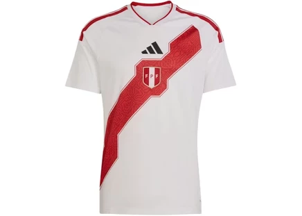 Мужская игровая футболка Adidas Peru 2026, белая