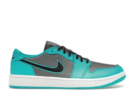 Мужские кроссовки Jordan 1 Low Golf, серо-голубые
