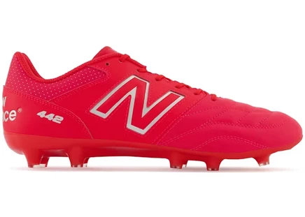 Мужские бутсы New Balance 442 v2 Team FG, красно‑белые