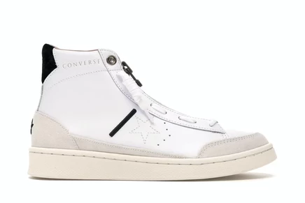 Мужские кеды Converse Pro Leather Ibn Jasper, бело-черные