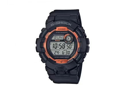 Мужские часы Casio G-Shock GBD800SF-1A, кварцевые, корпус 49 мм, ремешок из смолы