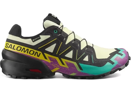 Мужские кроссовки salomon speedcross 6 gore-tex, прозрачно-желтые