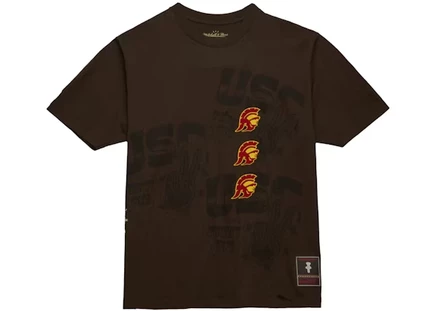 Унисекс футболка Travis Scott USC Trojans Seal, коричневая