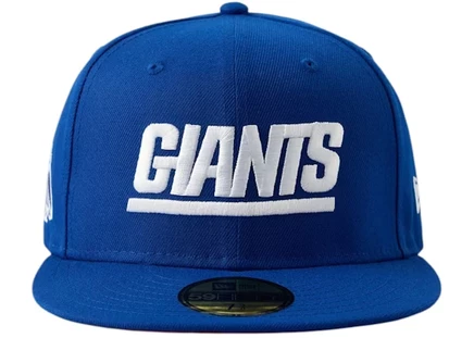 Мужская кепка OVO x NFL 59Fifty New York Giants, синяя
