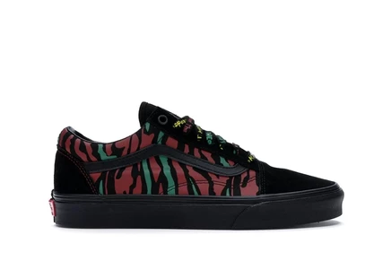 Мужские кеды Vans Old Skool ATCQ, черно-красные