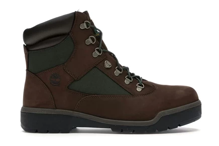 Мужские ботинки Timberland 6″ Field Boot, коричнево-зеленые