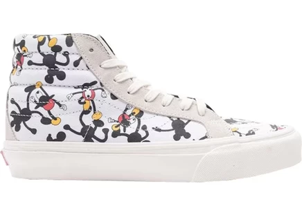 Vans Sk8-Hi Disney x Geoff McFetridge white