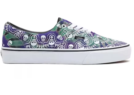 Унисекс кроссовки Vans Era Bandana, тай-дай фиолетово-зеленые