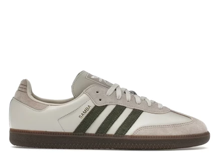 Мужские кроссовки Adidas Samba OG, алюминиевый/темно-хаки