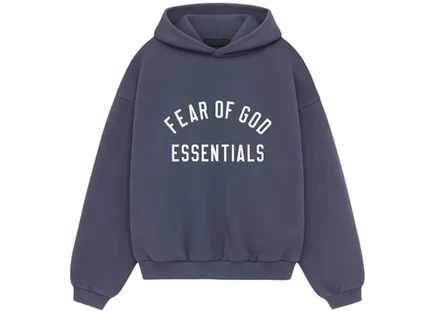 Детская худи Fear of God Essentials, морской