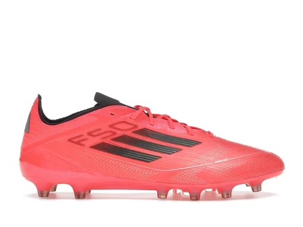 Мужские бутсы Adidas F50 Elite AG, черно-красно-платиновые