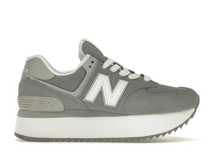 Женские кроссовки new balance 574 plus, серые
