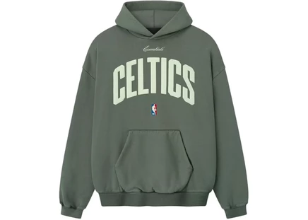 Худи Fear of God Essentials Celtics 90s, бальзамно-зеленое