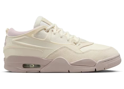 Женские кроссовки Jordan 4 RM, слоновая кость/розовые