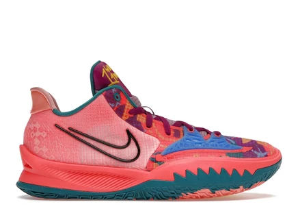 Мужские кроссовки Nike Kyrie 4 Low Bright Crimson Aquatone, разноцветные