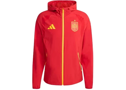 adidas Spain Tiro Travel Full Zip Windbreaker Jacket Team Power Red team power red
