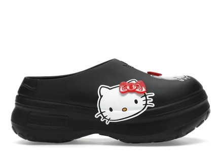 Женские мюли Adidas adiFOM Stan Smith Hello Kitty, черно-красные