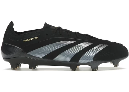 Бутсы Adidas Predator Elite FG, черные/золотистые