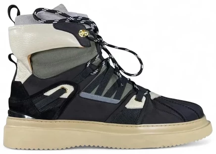 Мужские ботинки Buscemi Duck Boot, черно-серые