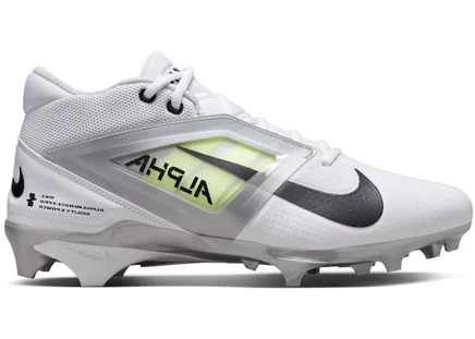 Мужские кроссовки Nike Alpha Menace 4 Pro, бело-серые/черные