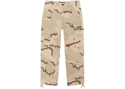 Брюки Stussy Ripstop Military Cargo, песочный камуфляж