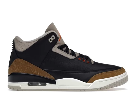 Мужские кроссовки Jordan 3 Desert Elephant, черно-серые