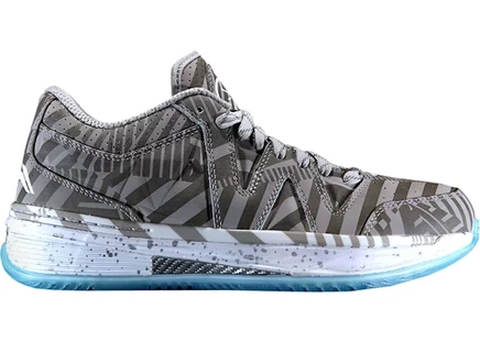 Мужские кроссовки Li-Ning Way of Wade 2 Low Iceman, серо-белые