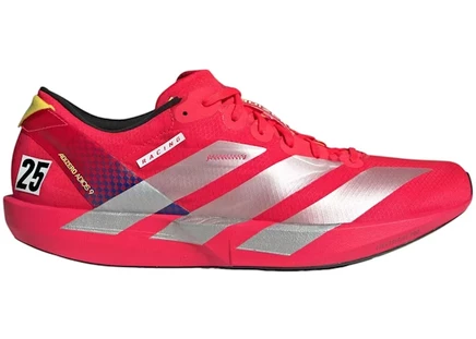 Мужские кроссовки Adidas Adizero Adios 9, красно-бело-желтые