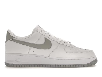 Мужские кроссовки Nike Air Force 1 Low 07, белые со светло-серым