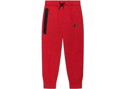 Nike Sportswear Kids' Tech Fleece Joggers Light University Red Heather/Black/Black light university red heather/black/black