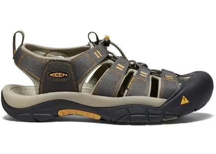 Мужские сандалии Keen Newport H2, черно-серебристые