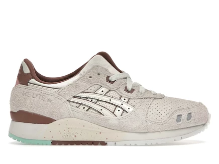 Мужские кроссовки Asics Gel-Lyte III Nice Kicks Spumoni, айвори/шоколадно-розовые