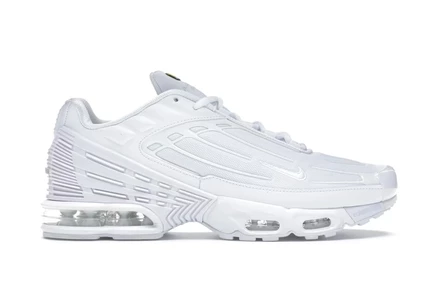 Мужские кроссовки Nike Air Max Plus 3 Triple White, белые