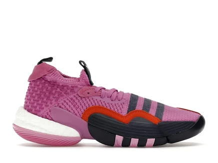 Мужские кроссовки Adidas Trae Young 2.0, лиловые с синим и оранжевым