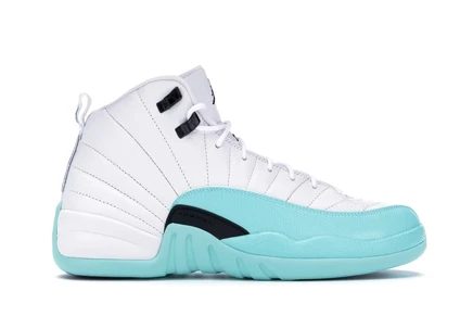 Детские кроссовки Jordan 12 Retro, светло-голубые