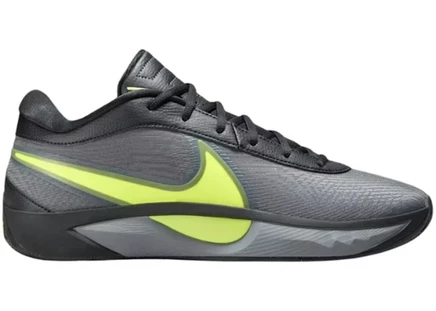 Мужские баскетбольные кроссовки Nike Giannis Zoom Freak 6, черные с желтым