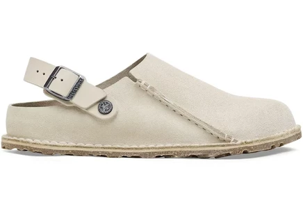 Мужские сандалии Birkenstock Lutry Premium Suede, айвори