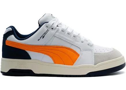 Мужские кроссовки Puma Slipstream Low Retro, бело-оранжевые