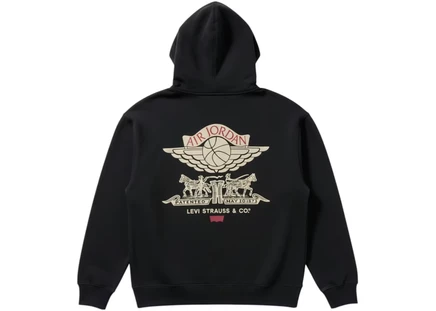 Nike Jordan x Levi's Full Zip Hoodie Black black