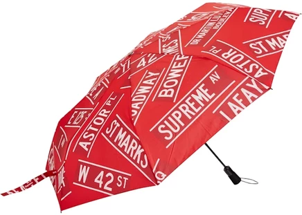 Зонт Supreme ShedRain Street Signs, красный
