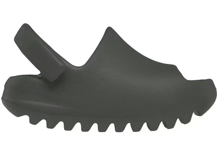 Детские шлепанцы Adidas Yeezy Slide, темно-черные