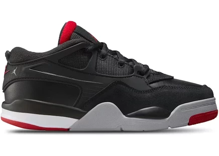 Детские кроссовки Jordan 4 RM Black Cement, черно-серые