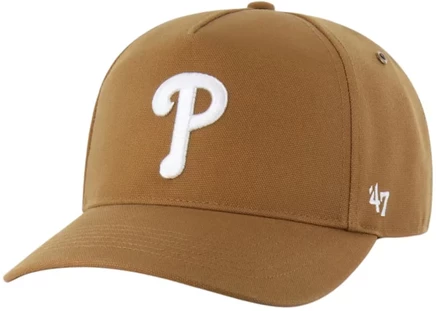 Унисекс кепка 47 Brand x Carhartt Phillies Hitch, коричневая