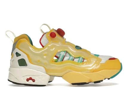 Мужские кроссовки reebok x adidas zx fury, spring yellow