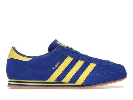 Мужские кроссовки Adidas Zurro SPZL, сине-желтые