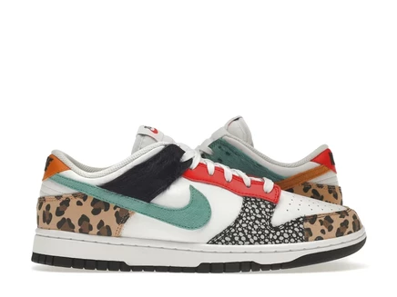 Женские кроссовки Nike Dunk Low Safari Mix, мультицвет